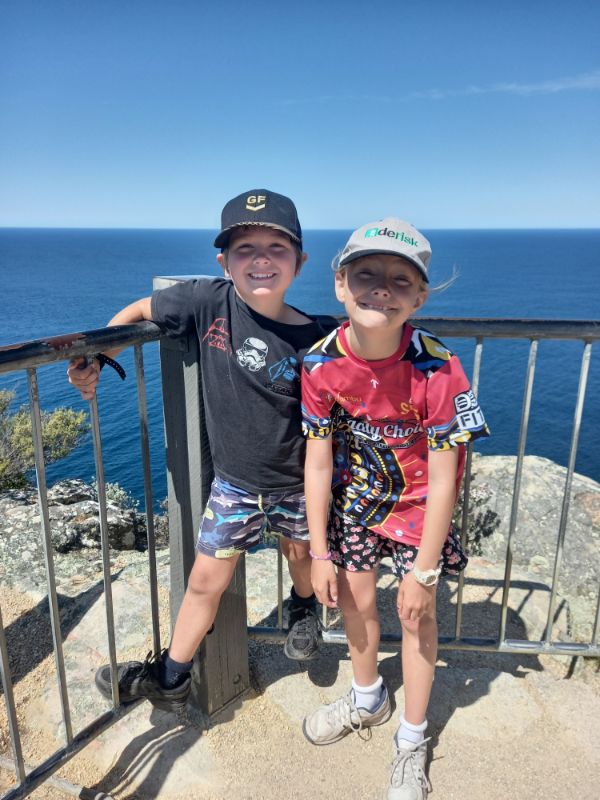 From lighthouse Freycinet NP