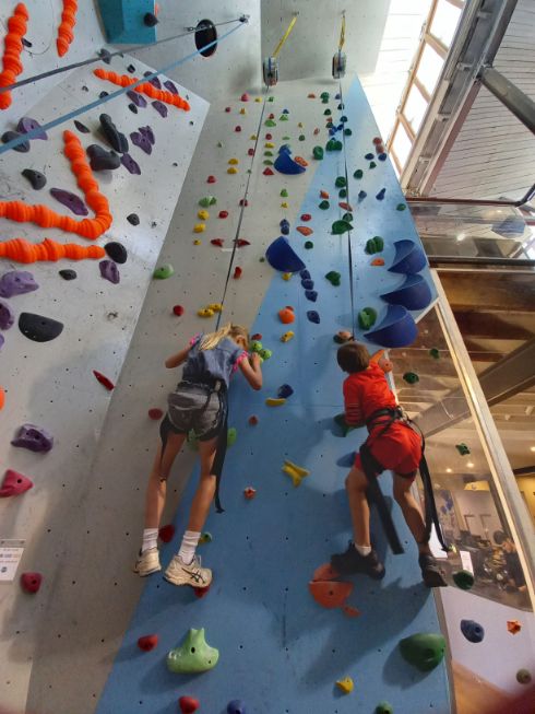 Indoor climbing