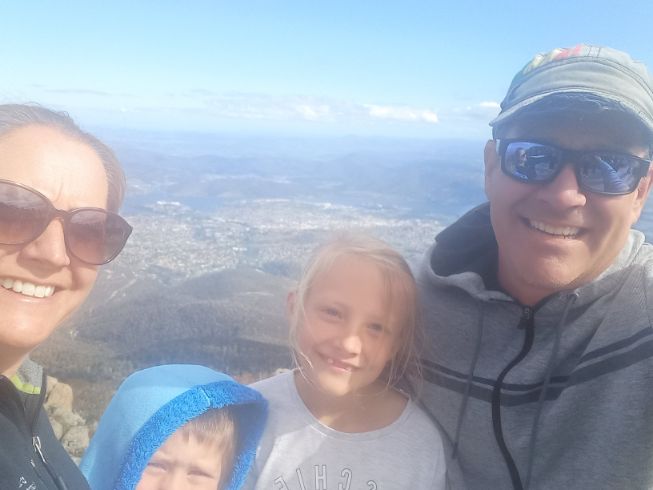 Selfie from Mt Wellington