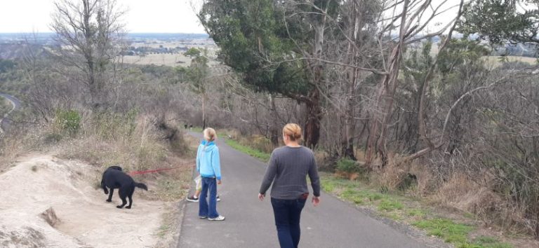 Descent from Mt Gambier