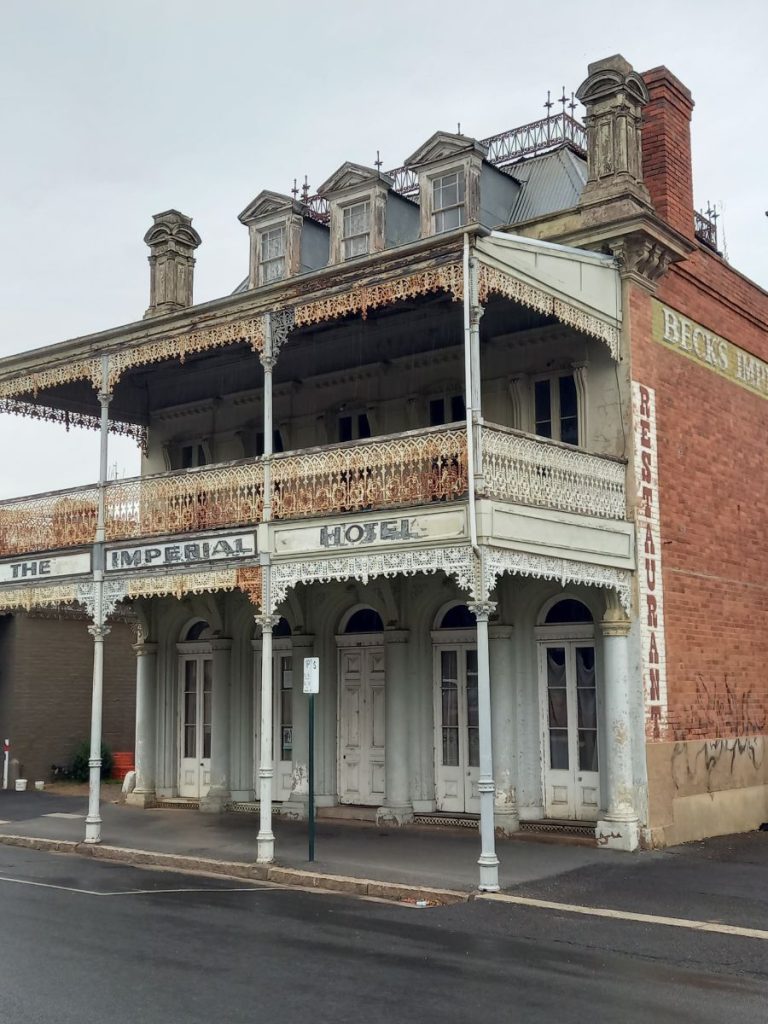 Old hotel in Castlemaine