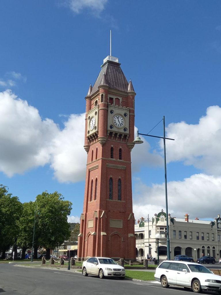 Only freestanding clock tower in Australia Camperdown