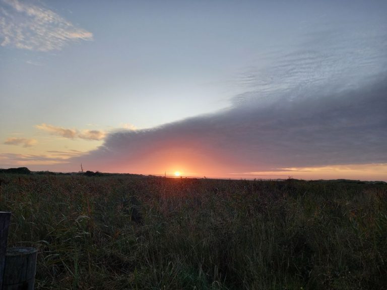 Sunrise from the tent