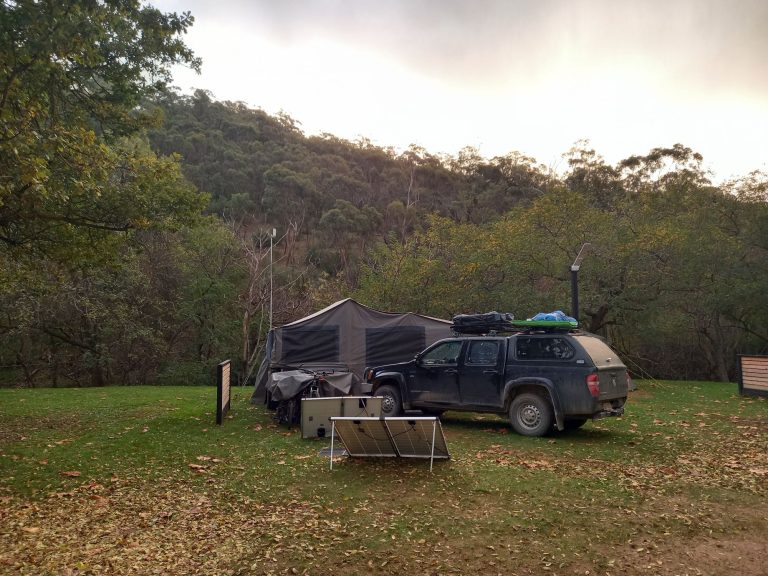 Our camp in Adelaide