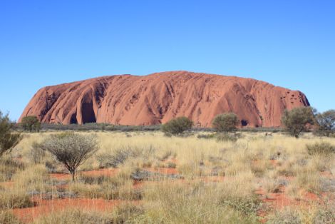 The rock at the centre of Australia