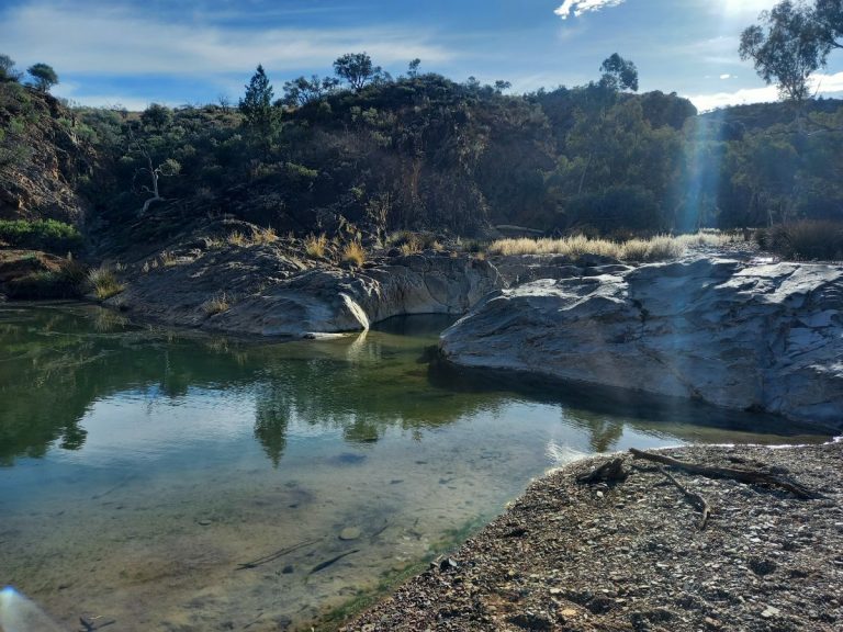 Walking to Blinman Pools