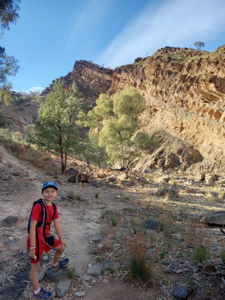 Walking to Blinman Pools