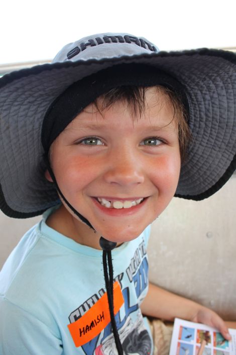 Hamish at the pearl farm