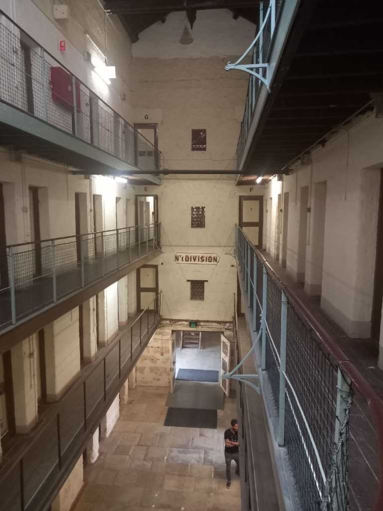 Inside the prison